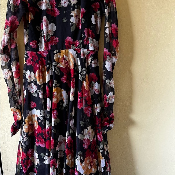 Long floral Indian anarkali - Picture 3 of 7